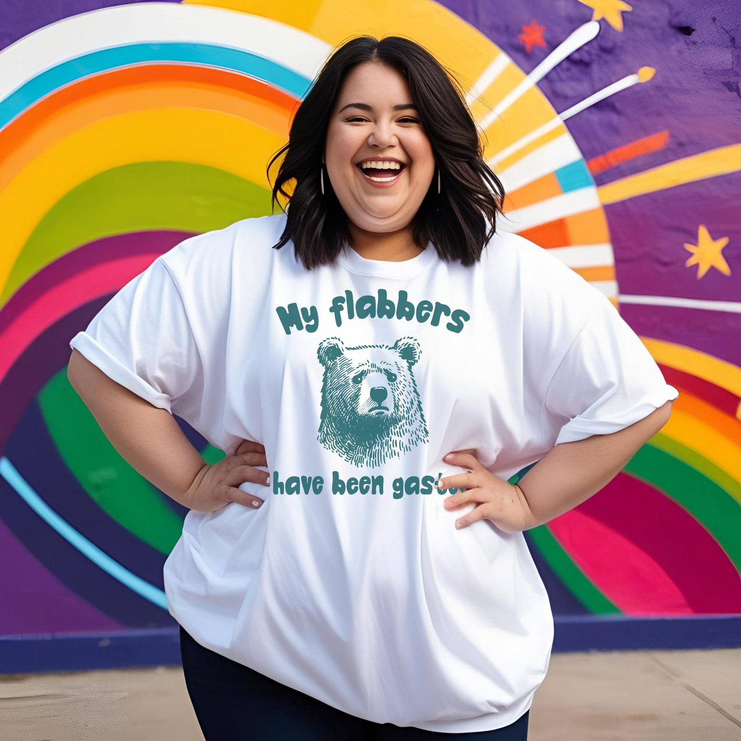 My Flabbers Have Been Gasted - Unisex, Big & Tall Size Shirt, Funny, Humor, Gift