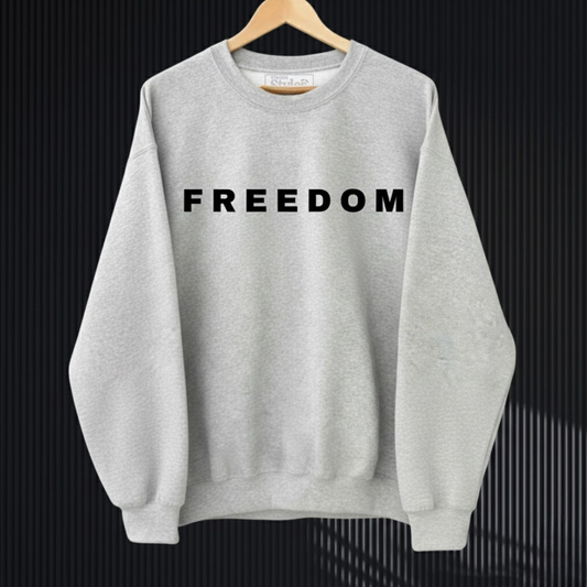 Freedom Sweatshirt, Men's Unisex Crewneck, USA Sweatshirt, Gift