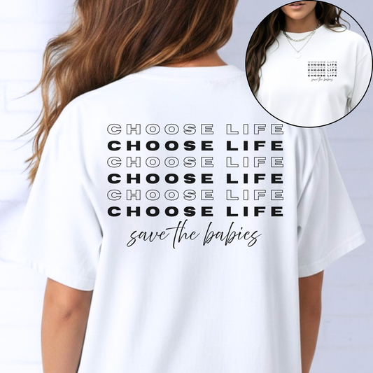 Adoption Shirt, Pro-Life Shirt, Customized Comfort Colors Shirt - Staggs Styles Co