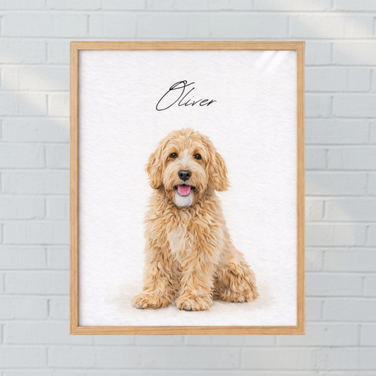 Custom Pet Portraits, Your Pet Sketch, Personalized Digital Dog Portraits, Personalized Pitbull, Bully, Pittie, Dog Portrait, Watercolor Pet Painting, Pet Memorial Art - Staggs Styles Co