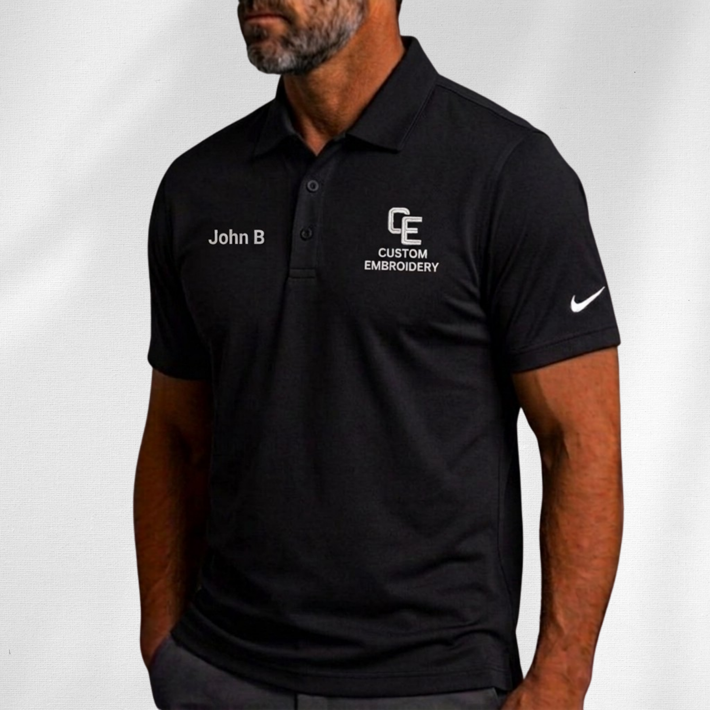 Polo Shirt With Embroidery | Nike Embroidery Polo | Port Authority Polo | Customize it With Your Logo & Your Name
