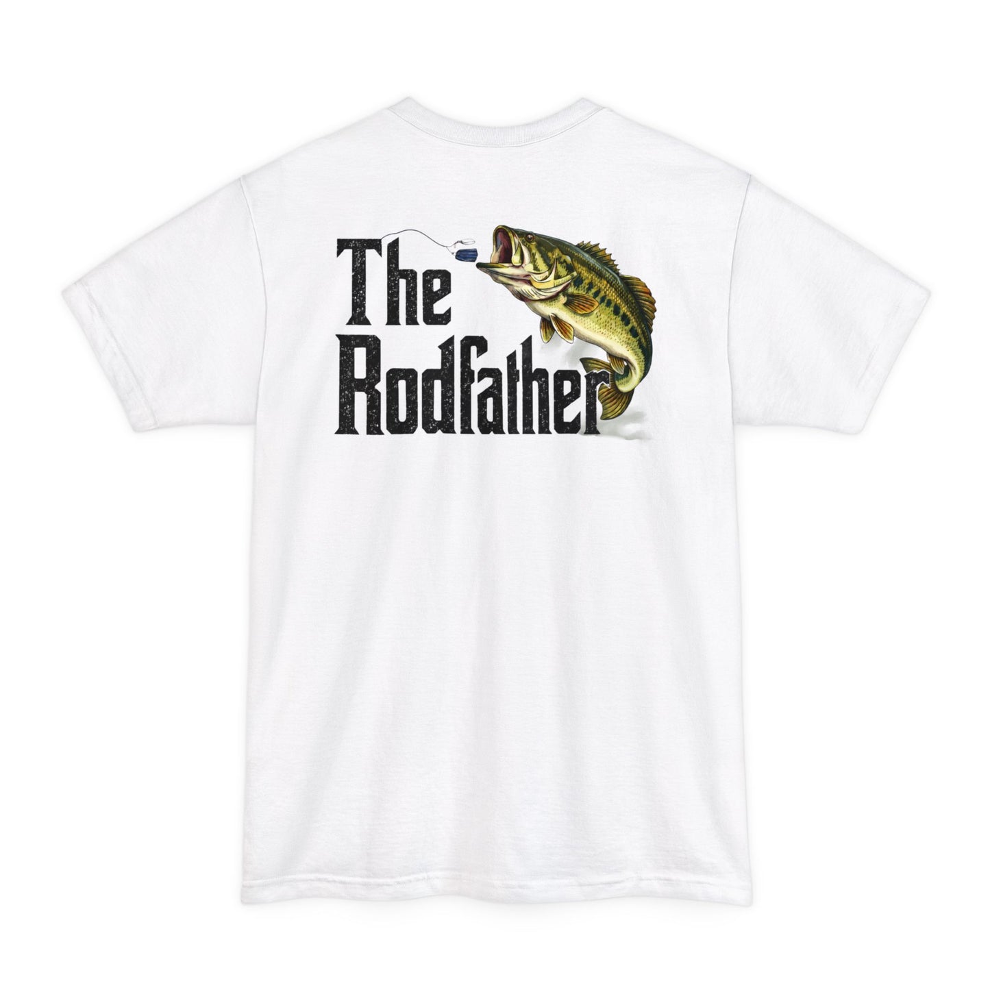 Rodfather Fishing Shirt, Funny Bass Fishing Tee, Fishing Dad Gift, Angler Shirt, Big & Tall Size Tee, Fisherman Gift, Lake Life Shirt - Staggs Styles Co