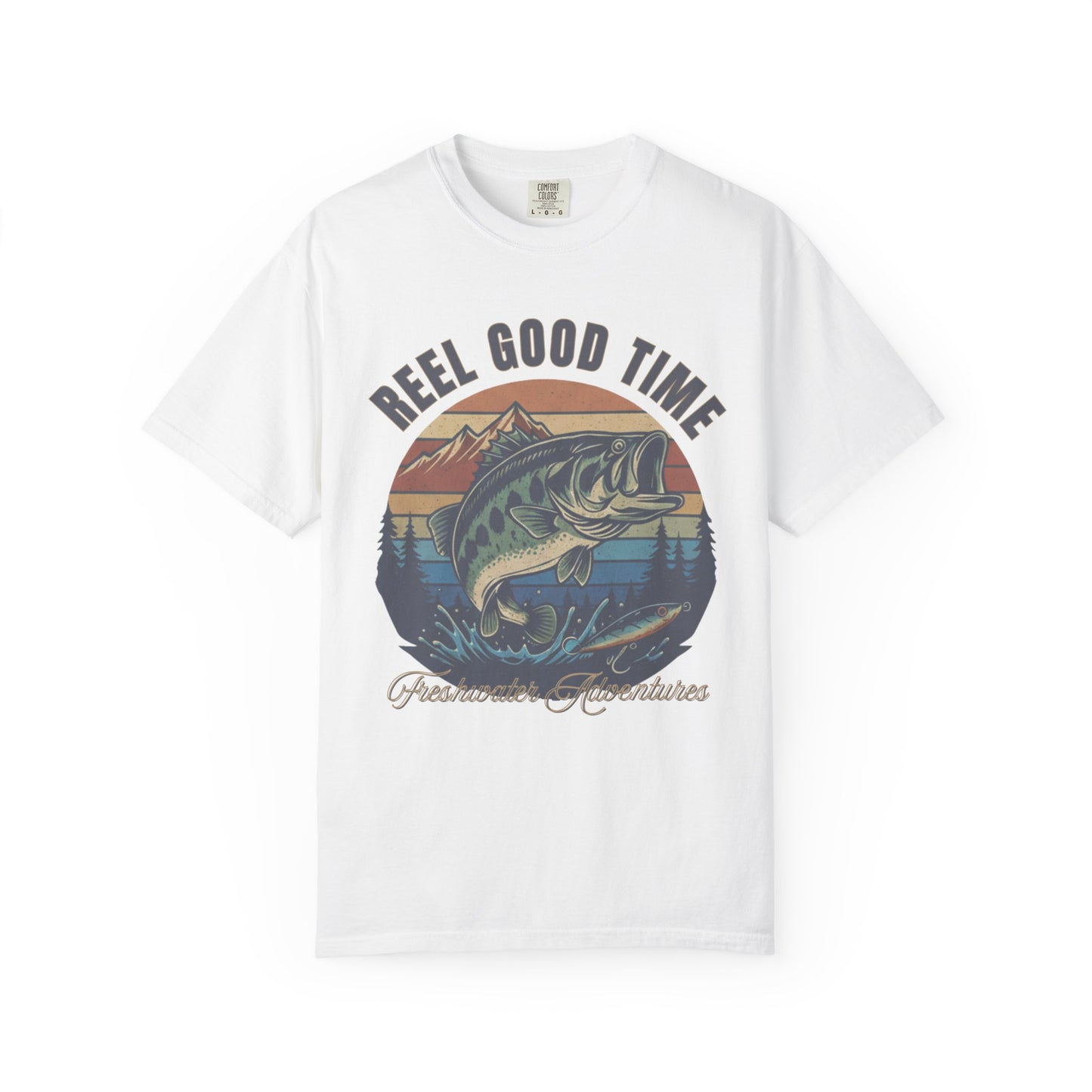 Reel Good Time Fishing Shirt, Bass Fishing T-Shirt, Vintage Graphic Tee, Outdoors Tee - Staggs Styles Co