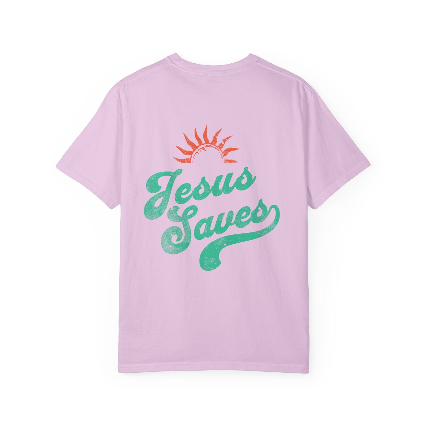 Jesus Saves Tee, Christian Tee, Church Wear, Vacation Tee, Soft Cotton T-shirt