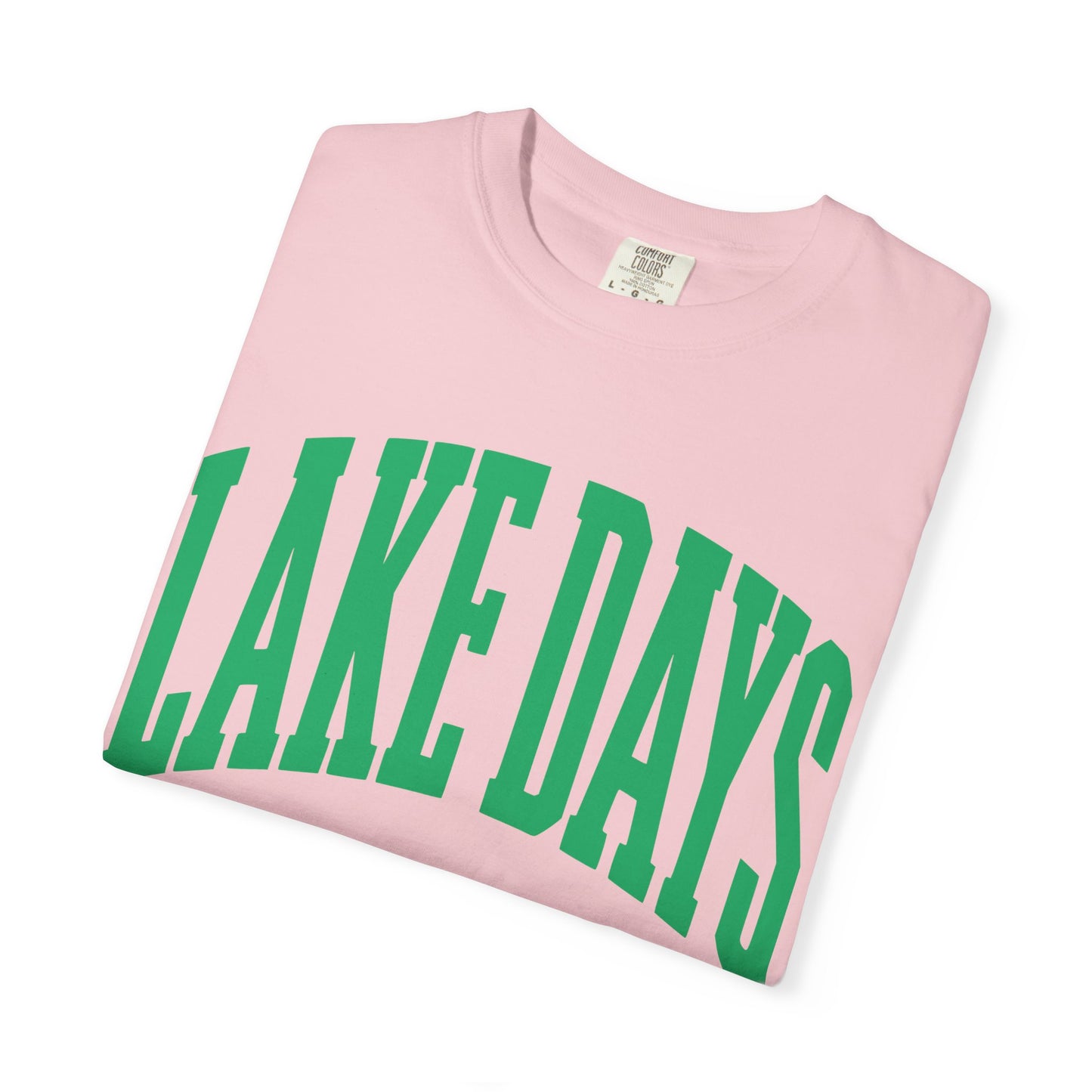 Lake Days, Summer Graphic Tee, Oversized Tee, Custom Comfort Colors Shirt, River Life Tee, Trendy Summer Shirt