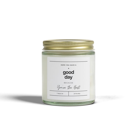 Hugs & Loves Candle – Encouragement Gift Candle, Coconut Apricot Wax Jar Candle, Thinking of You Gift, Inspirational Home Decor - Staggs Styles Co