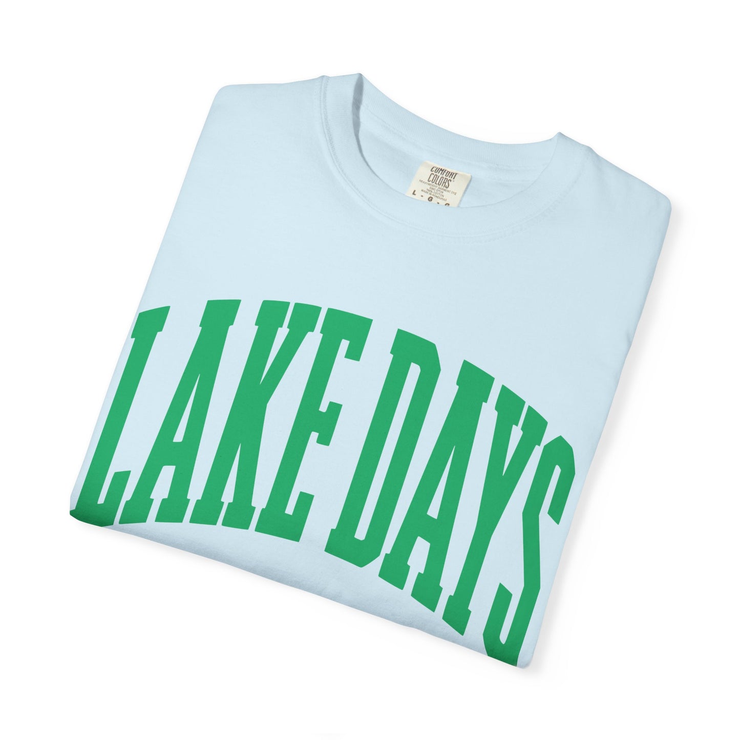 Lake Days, Summer Graphic Tee, Oversized Tee, Custom Comfort Colors Shirt, River Life Tee, Trendy Summer Shirt