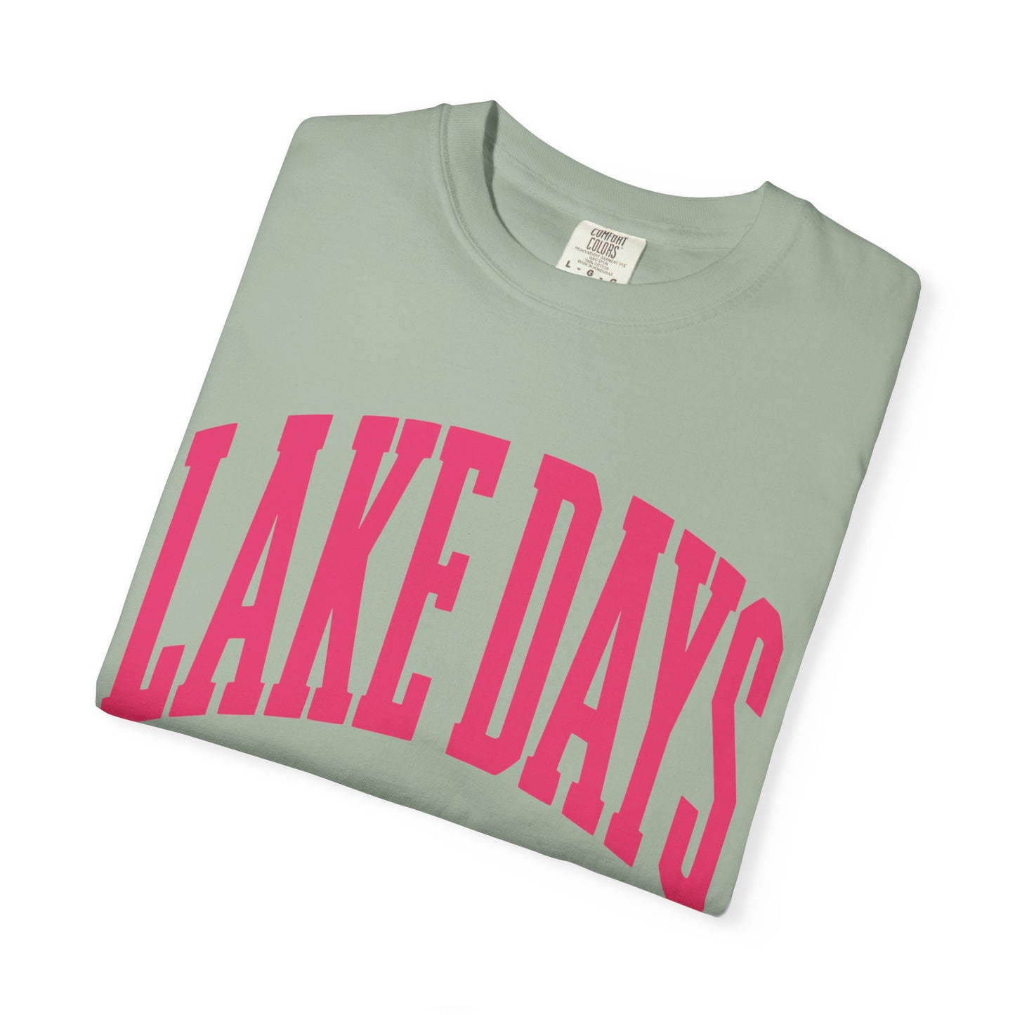Lake Days, Summer Graphic Tee, Oversized Tee, Custom Comfort Colors Shirt, River Life Tee, Trendy Summer Shirt