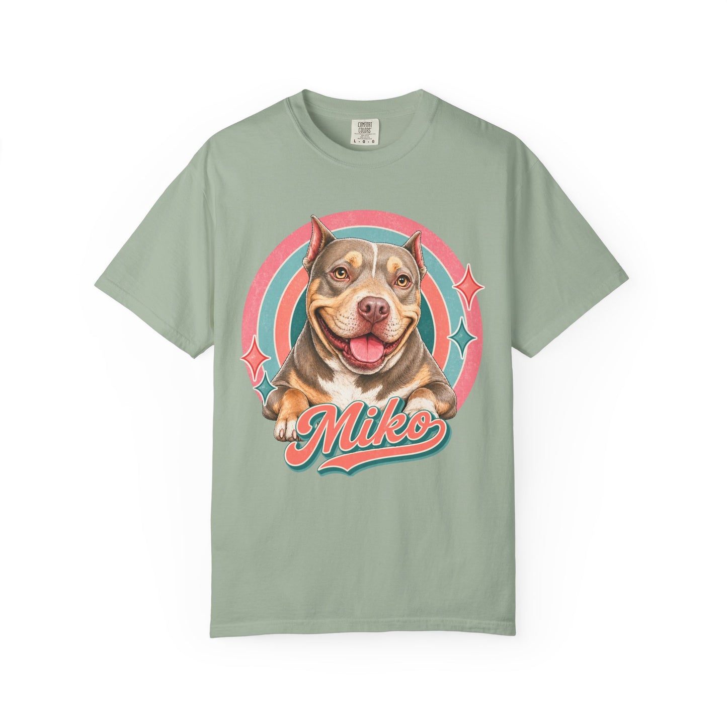 Custom Dog Shirt, Personalized Pet Shirt, Custom Dog Portrait Tee, Pet Face Shirt, Dog Mom Gift, Pitbull Shirt, Comfort Colors Shirt, Gift for Dog Lover