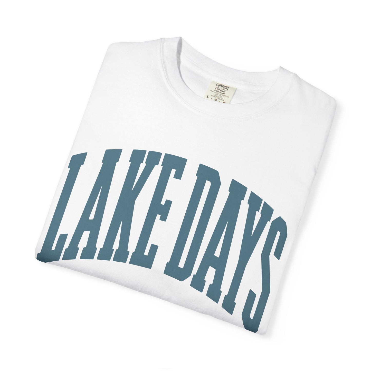 Lake Days, Summer Graphic Tee, Oversized Tee, Custom Comfort Colors Shirt, River Life Tee, Trendy Summer Shirt