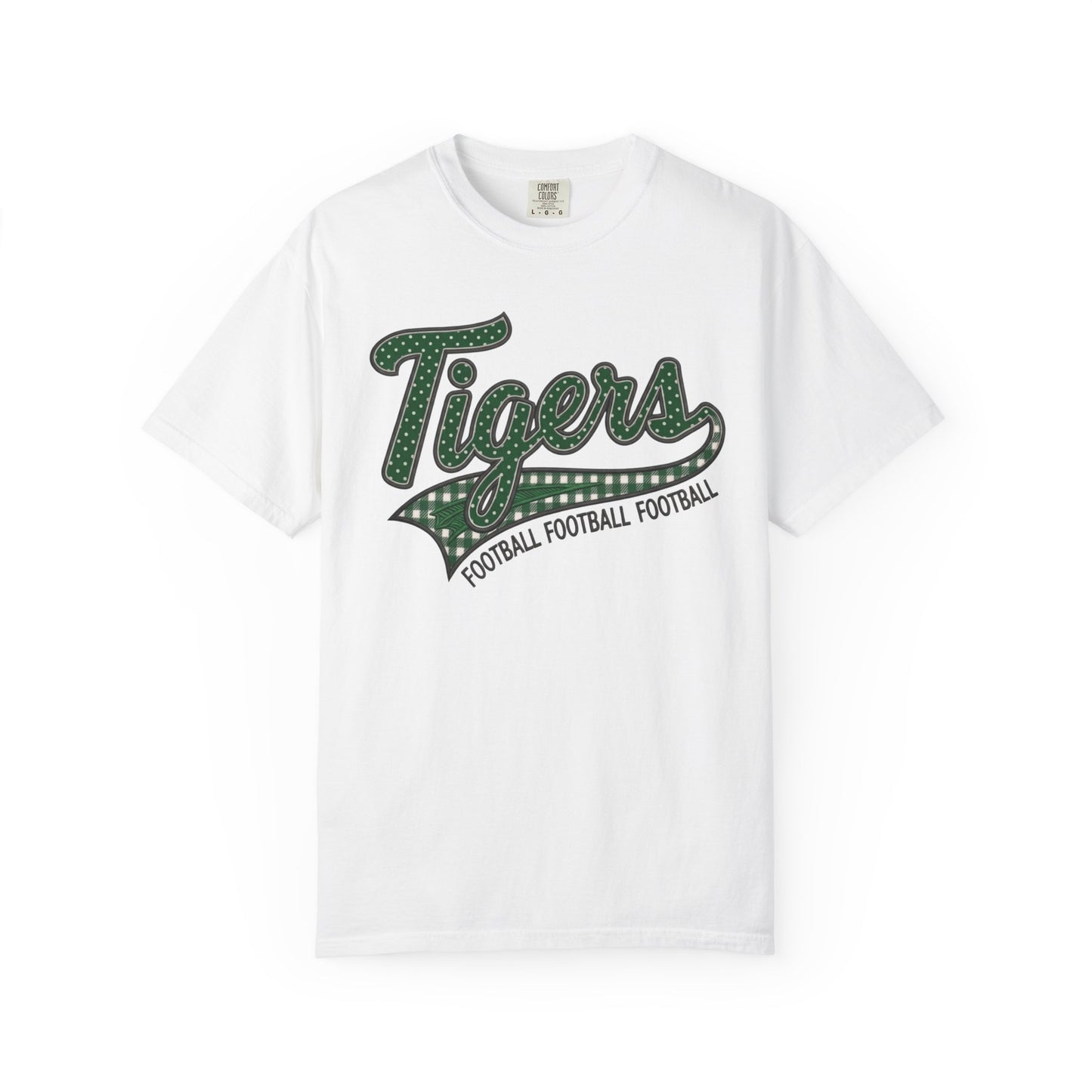 Tiger Football Shirt | School Spirit Tee | Football Mama Tee | Green