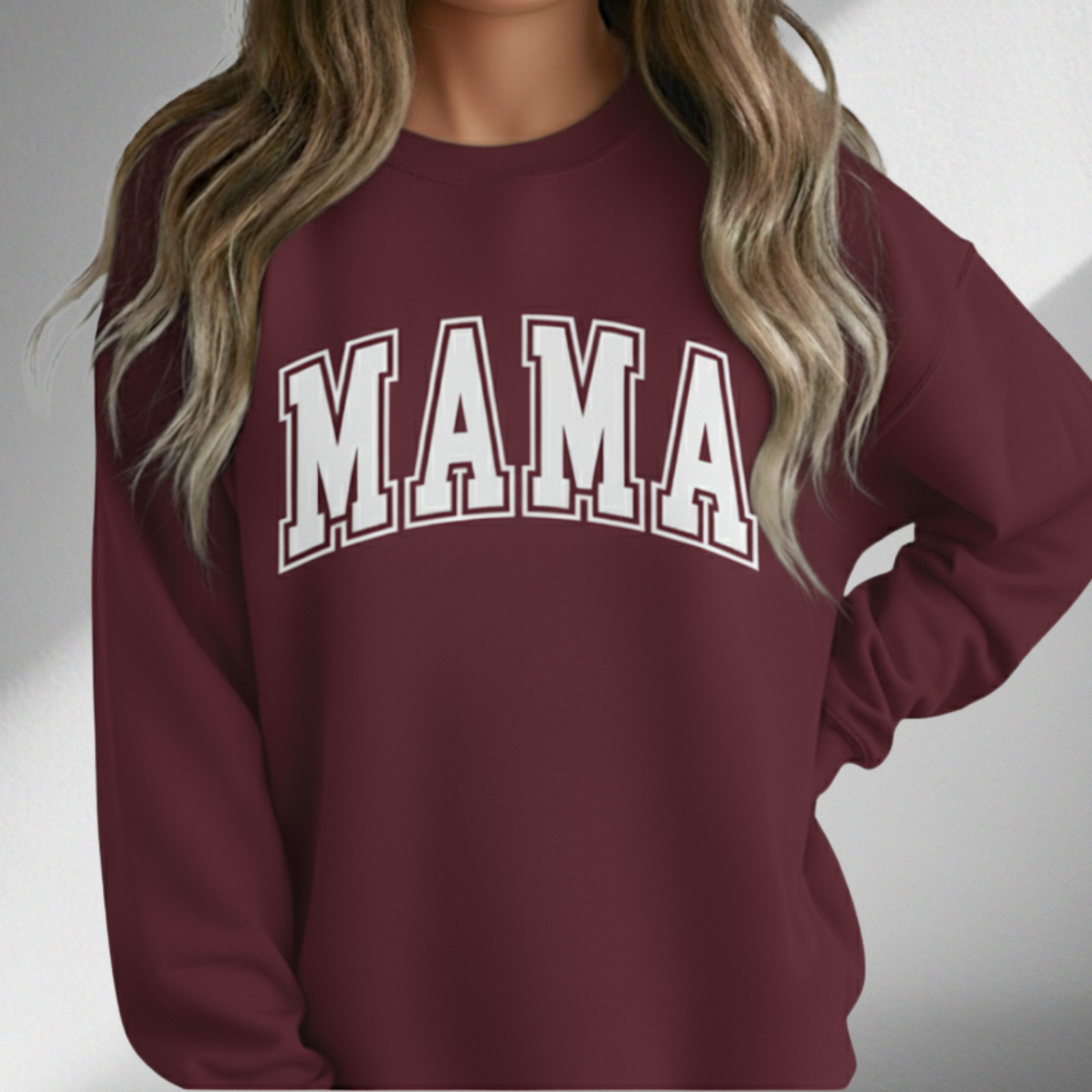Mama Sweatshirt, Casual Cozy Cotton, Gift for Moms, Mothers Day, Birthday