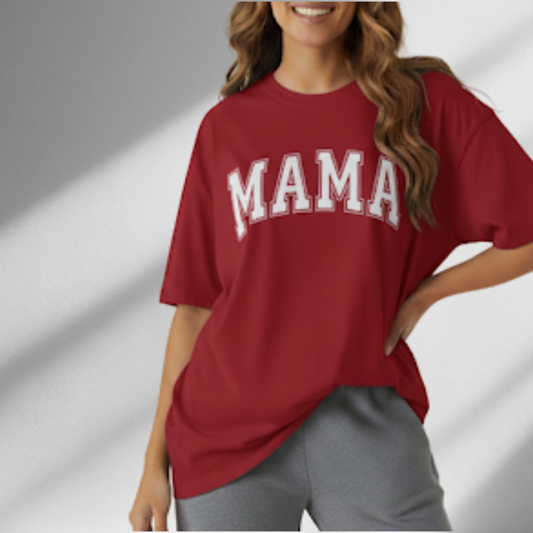 Mama T-Shirt, Casual Gift, Family Matching Outfit, Soft Cotton Tee, Comfortable Everyday Wear