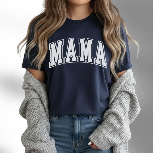 Mama T-Shirt, Casual Gift, Family Matching Outfit, Soft Cotton Tee, Comfortable Everyday Wear
