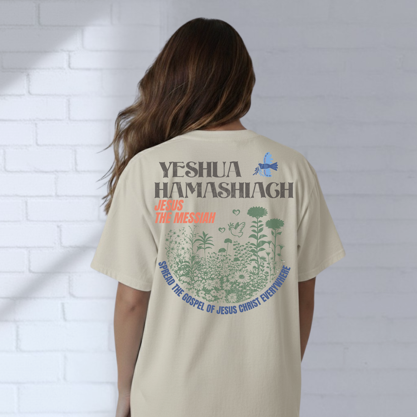 Gospel Christian Shirt, Faith T-Shirt, Inspiration, Jesus, Church Wear, Flower Seeds Tee