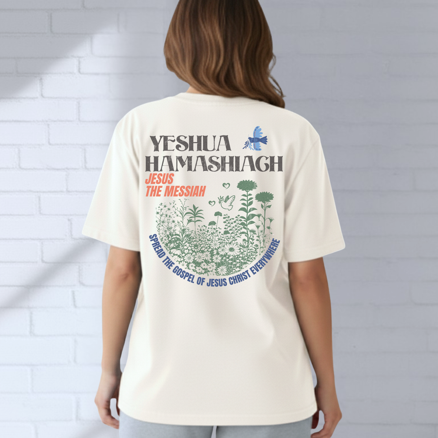 Gospel Christian Shirt, Faith T-Shirt, Inspiration, Jesus, Church Wear, Flower Seeds Tee