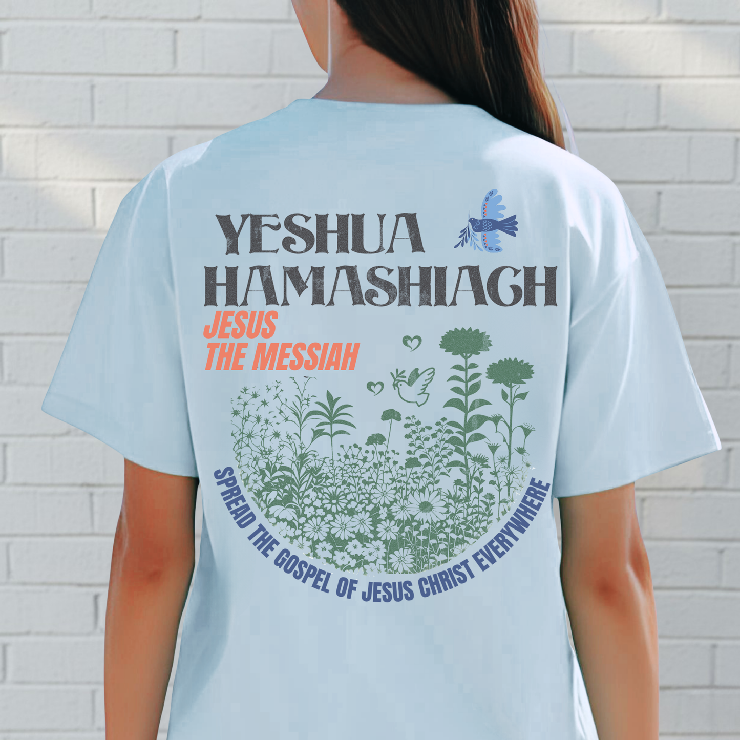 Gospel Christian Shirt, Faith T-Shirt, Inspiration, Jesus, Church Wear, Flower Seeds Tee