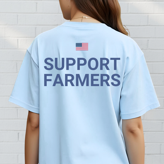 Support Farmers Shirt, Farmers Tee, Southern Shirt, Cotton T-Shirt