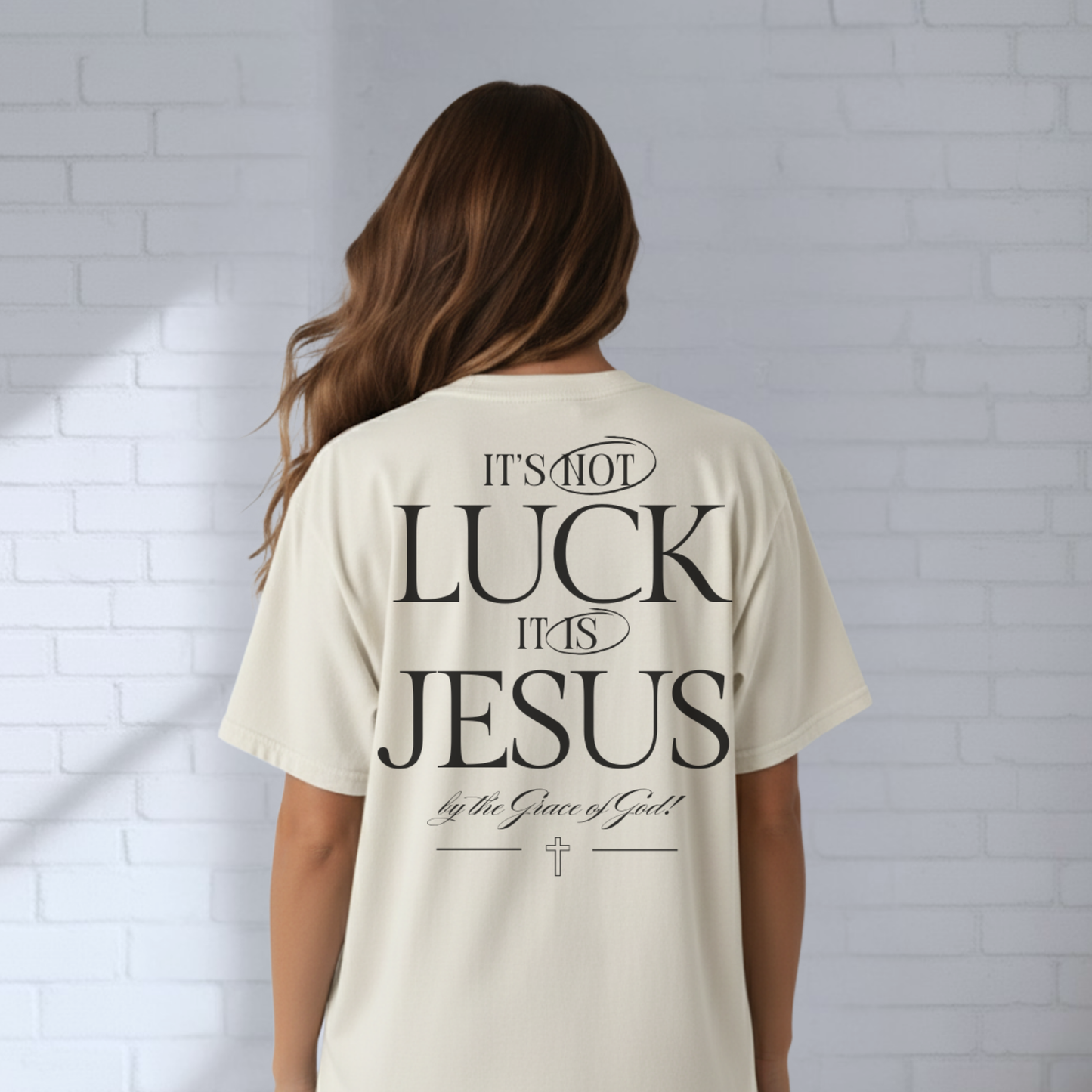 It's Not Luck It's Jesus Shirt, Faith, Inspiration, Church Shirt, Christian Tee