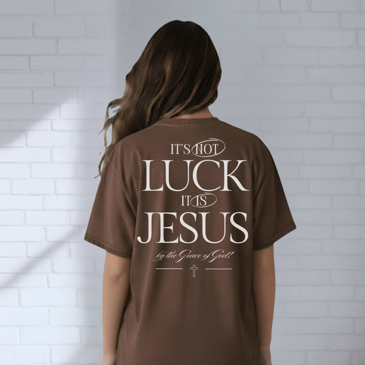 It's Not Luck It's Jesus Shirt, Faith, Inspiration, Church Shirt, Christian Tee