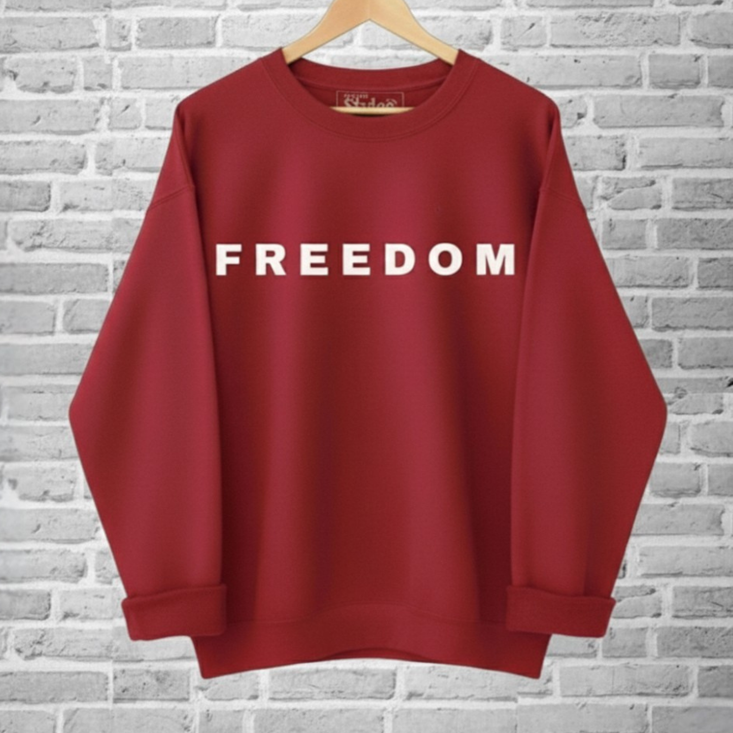 Freedom Sweatshirt, Women's Unisex Crewneck, USA Sweatshirt, Gift