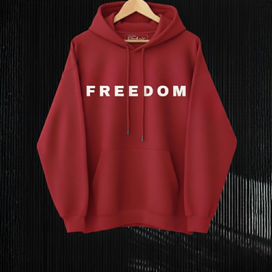 Freedom Hoodie, Patriotic Men's Unisex Hoodie, American USA Gift