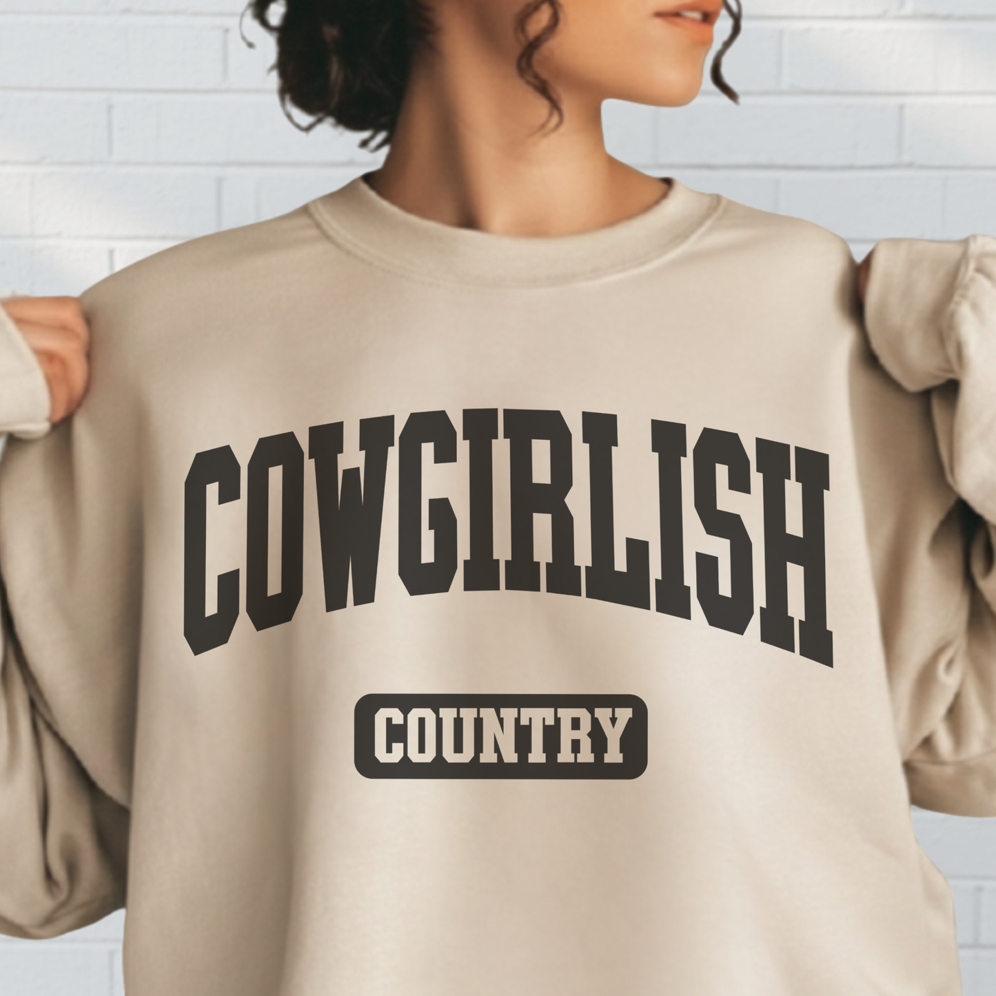 Cowgirlish Sweatshirt, Soft, Cozy, Cotton, Country, Southern, Western, Birthday, Gift