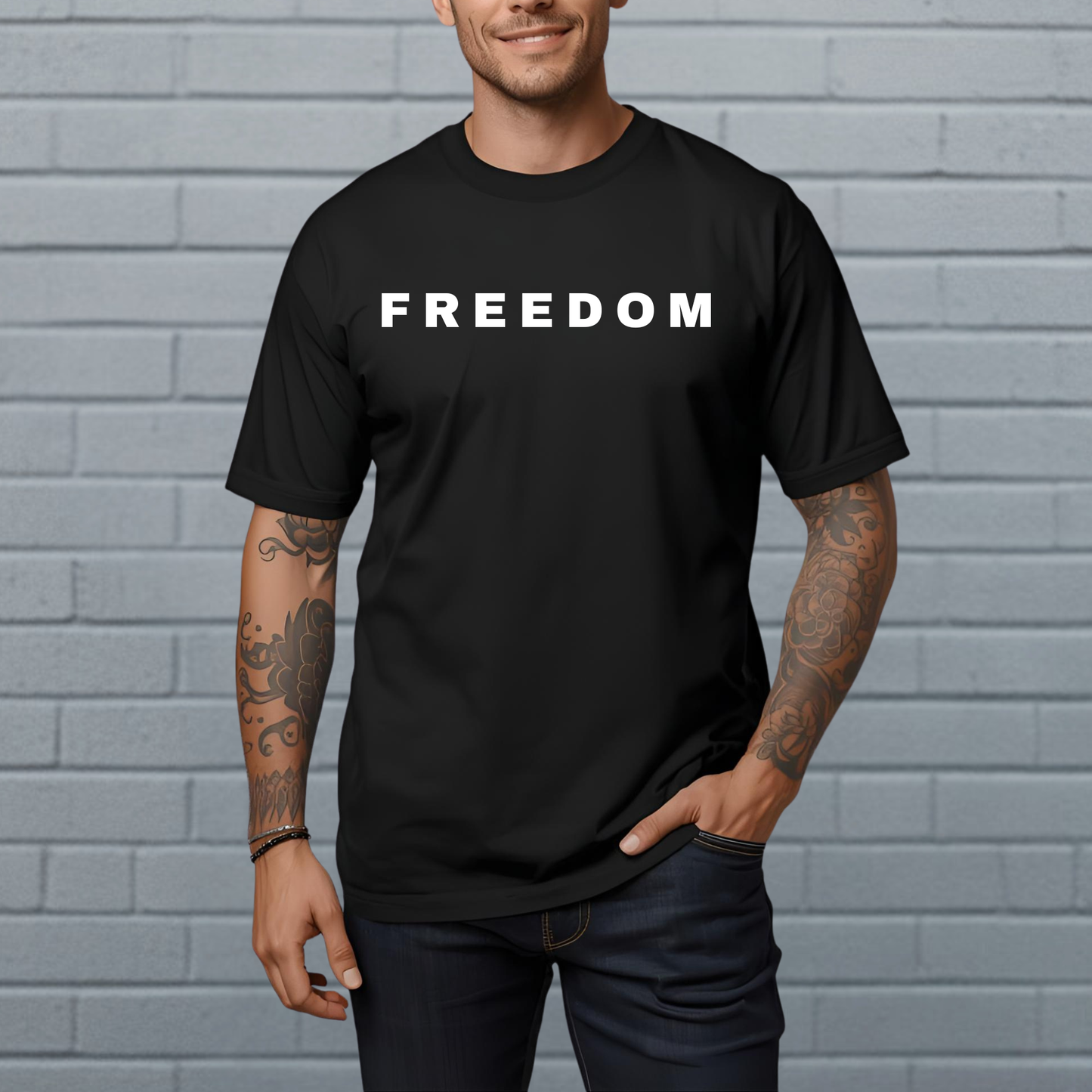 Freedom Unisex Shirt, Women's Casual Everyday Wear, American, USA, Gift