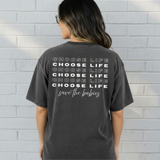 Choose Life Shirt, Pro-Life Unisex T-Shirt, Inspirational Apparel