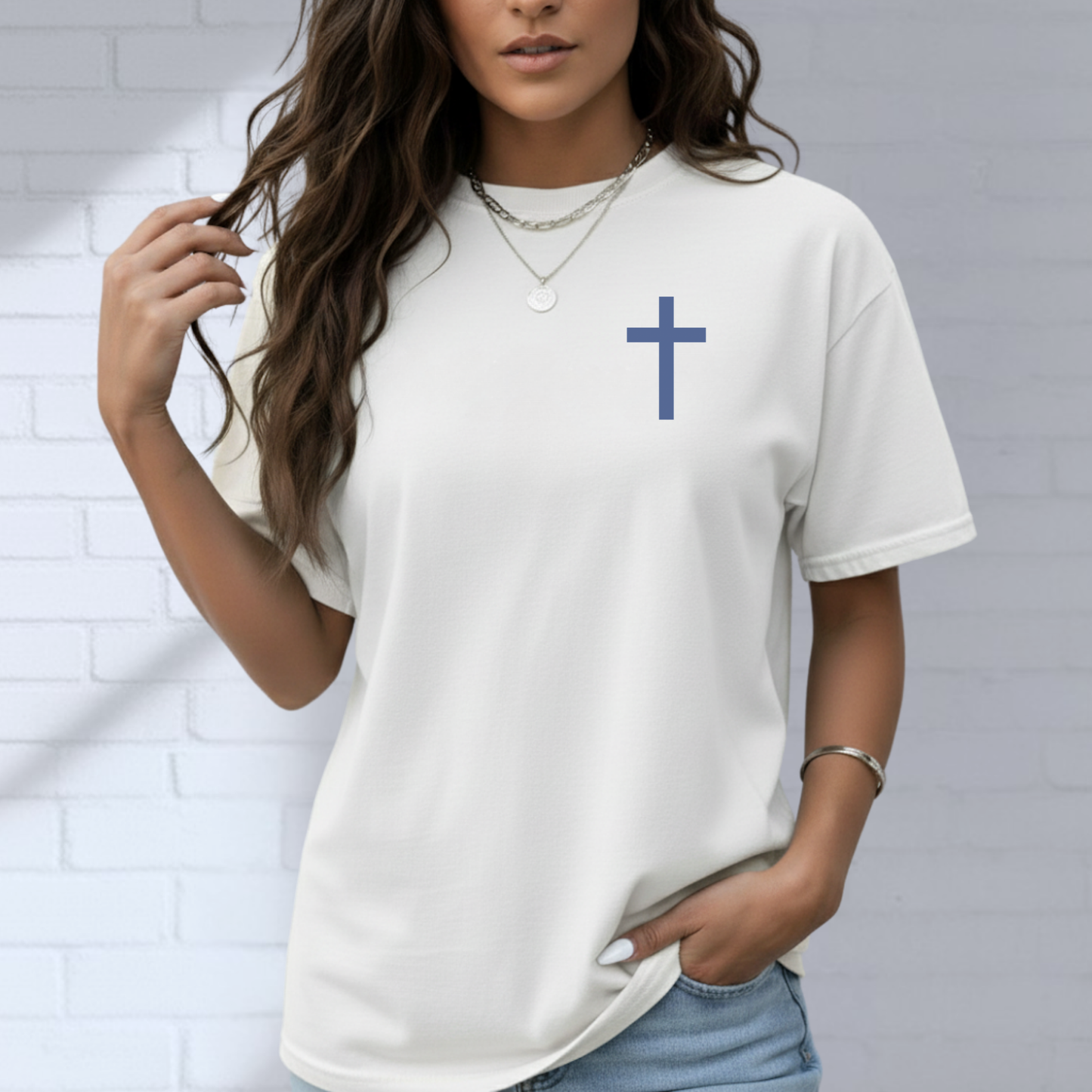Bad Day Let's Pray Shirt, Cross, Faith Based Apparel, Inspirational Tee, Christian T-Shirt, Church Wear - Staggs Styles Co