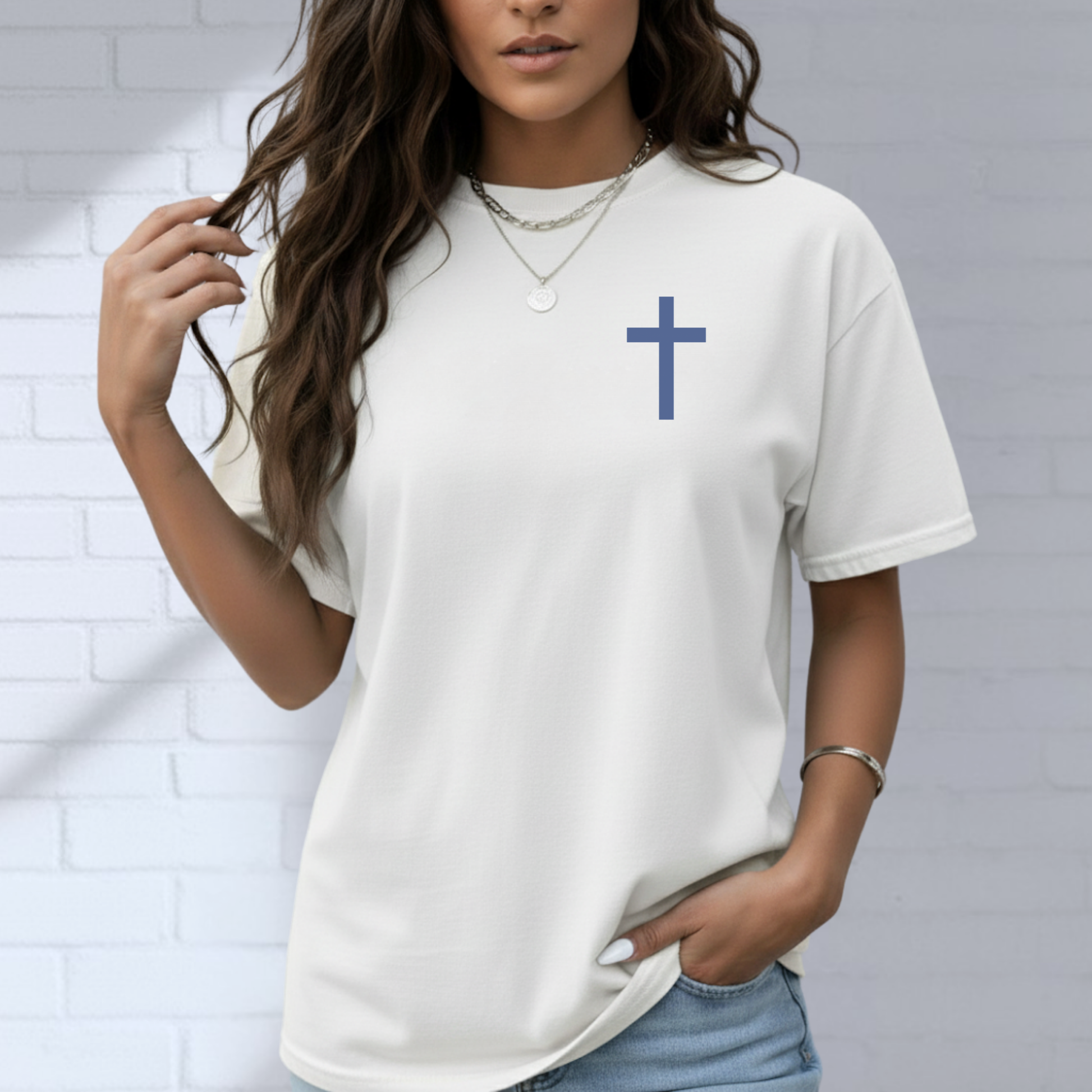 Bad Day Let's Pray Shirt, Cross, Faith Based Apparel, Inspirational Tee, Christian T-Shirt, Church Wear - Staggs Styles Co