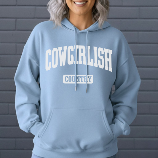 Cowgirl Country Hoodie, Western Style, Casual Wear, Gifts for Cowgirls