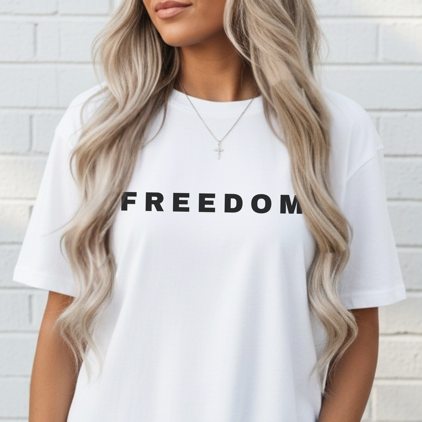 Freedom Unisex Shirt, Women's Casual Everyday Wear, American, USA, Gift