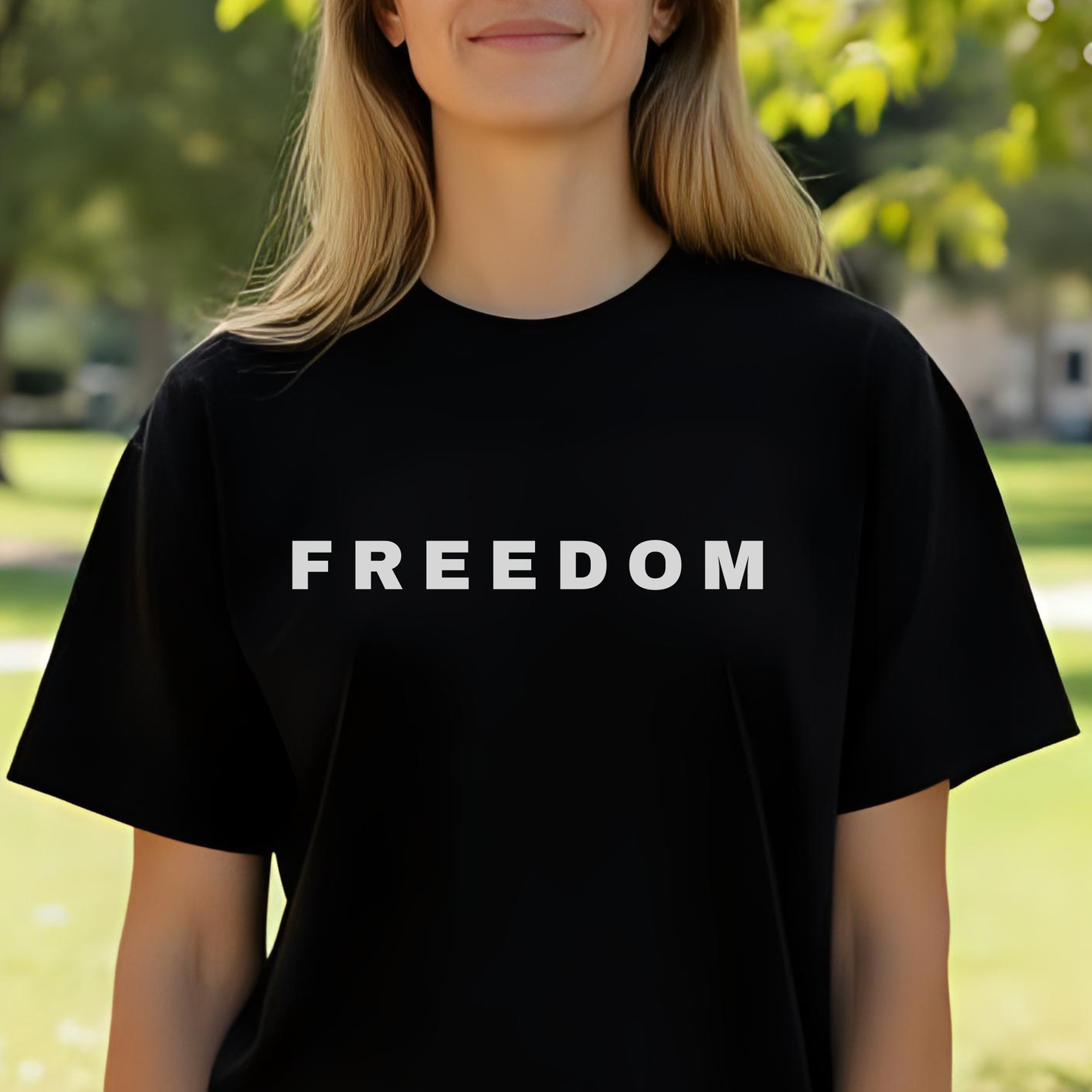 Freedom Unisex Shirt, Women's Casual Everyday Wear, American, USA, Gift