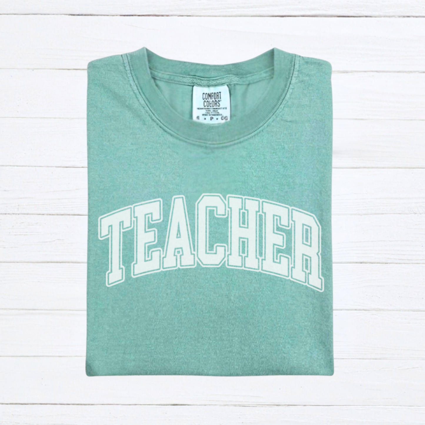 Vintage Teacher Shirt Comfort Colors 1717, Teacher Gift, Teacher T Shirt, Cute Teacher Tee, Back to School Shirt, Teacher Appreciation Gift, Mama Teacher Shirt - Staggs Styles Co
