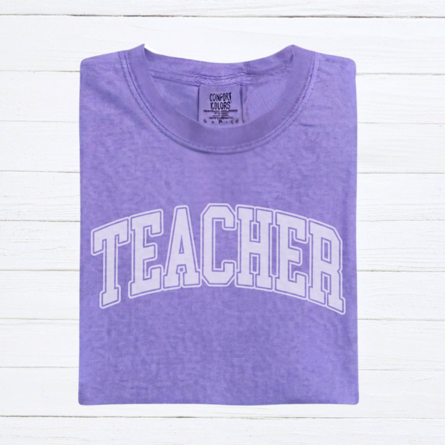 Vintage Teacher Shirt Comfort Colors 1717, Teacher Gift, Teacher T Shirt, Cute Teacher Tee, Back to School Shirt, Teacher Appreciation Gift, Mama Teacher Shirt - Staggs Styles Co