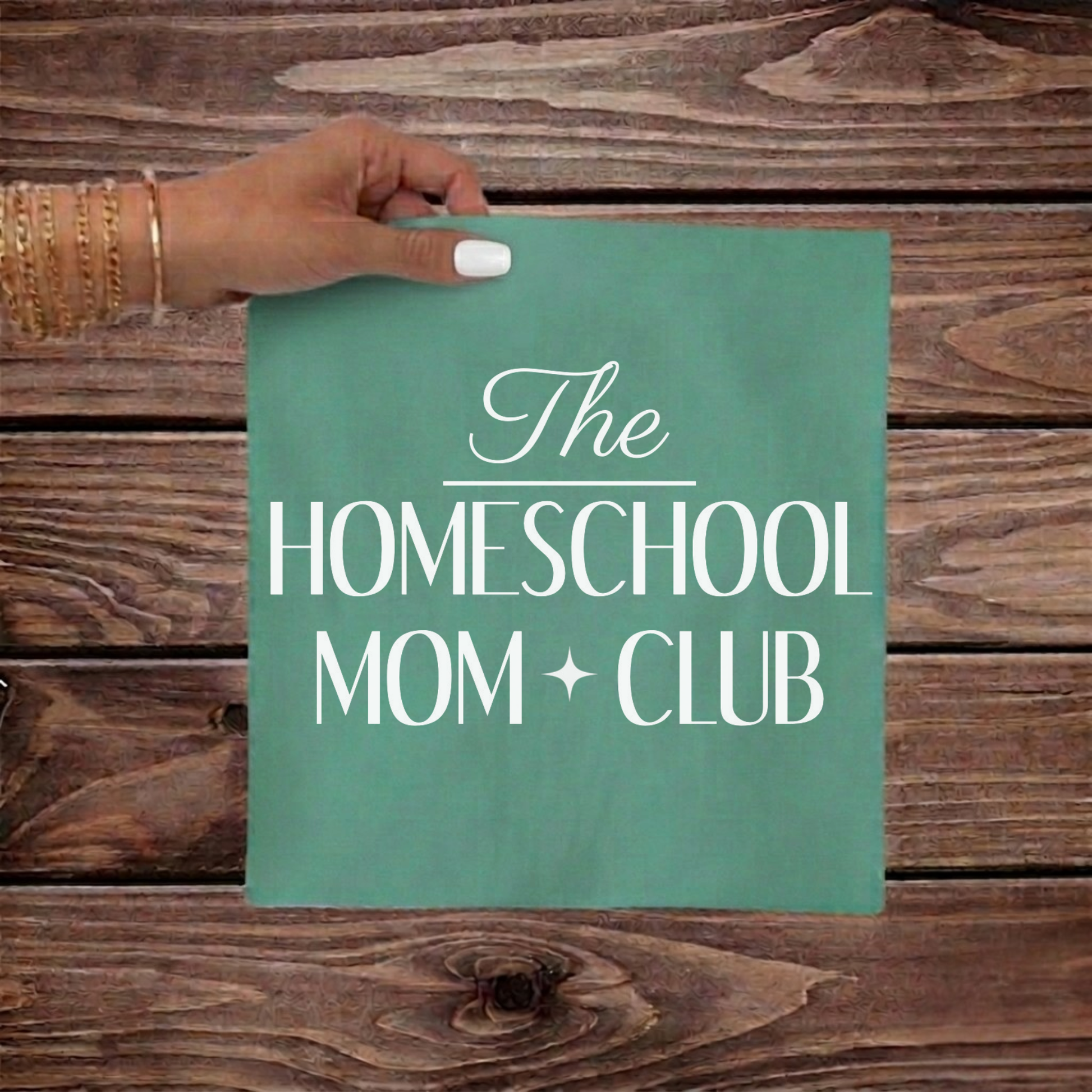 The Homeschool Mom Club Tee, Custom Comfort Colors Graphic Shirt, Homeschool Mom Gift, Homeschool Teacher Shirt - Staggs Styles Co