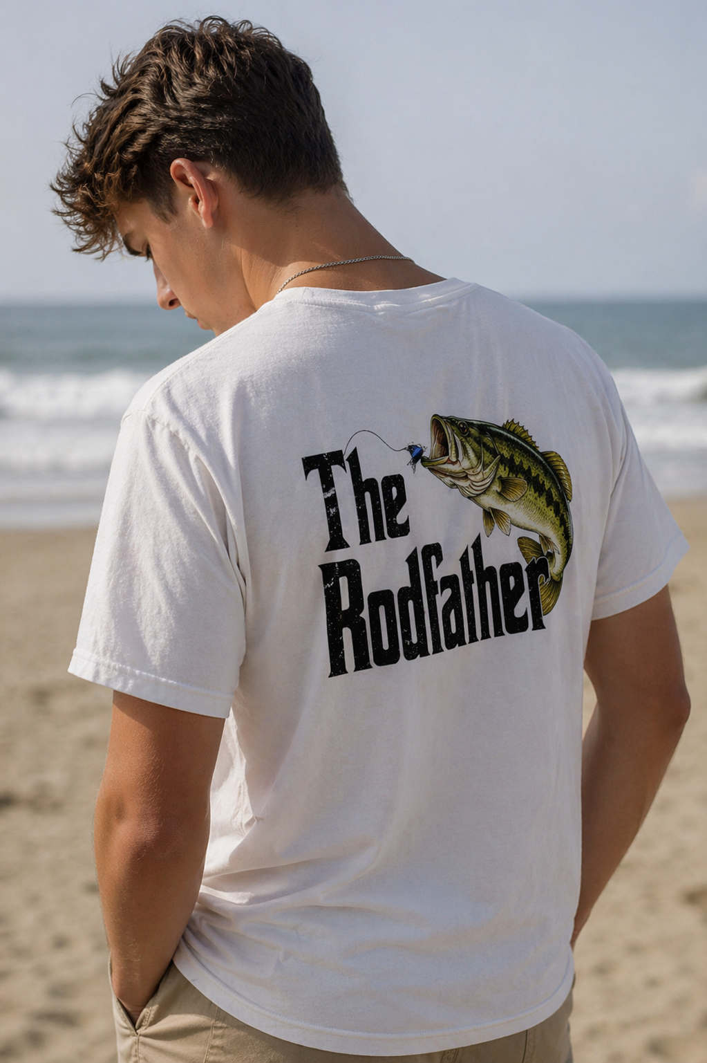 The Rodfather Fishing Shirt, Men's Casual Everyday Wear, Bass Fishing Tee, Dad Gift - Staggs Styles Co