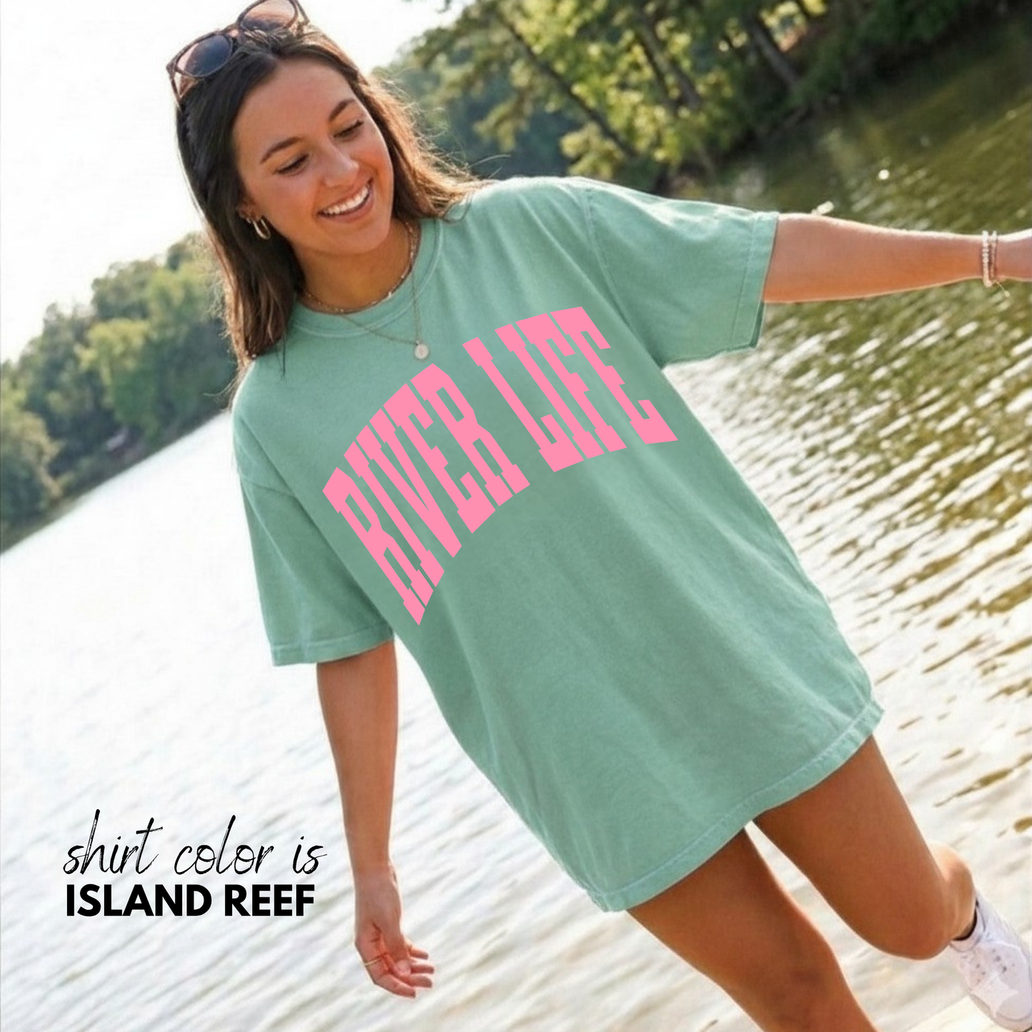 Lake Life Shirt, Kayak Life Tee, Float Trip Shirt, Summer Graphic Tee, Oversized Tee, Comfort Colors Shirt, River Life Tee, Trendy Summer Shirt - Staggs Styles Co