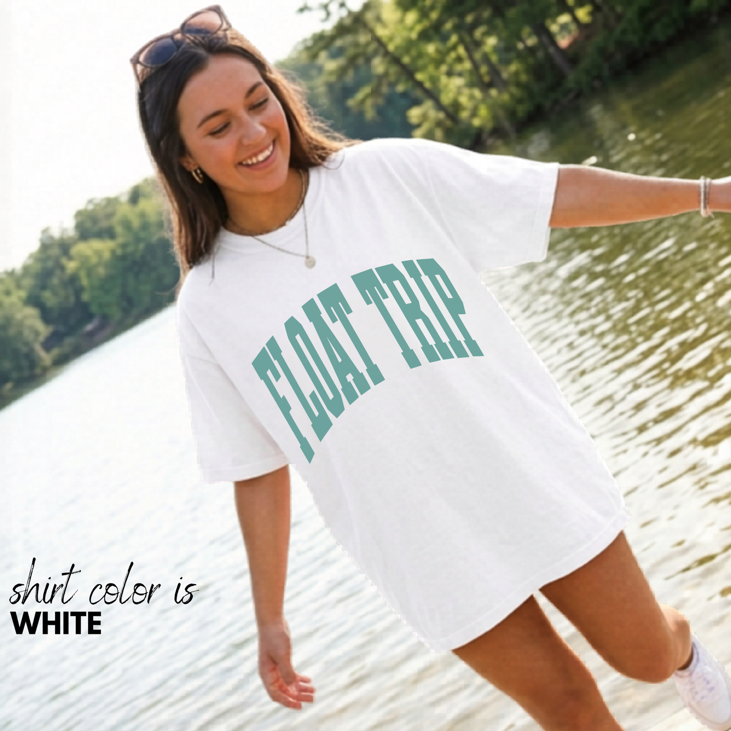 Float Trip Shirt, Summer Graphic Tee, Oversized Tee, Custom Comfort Colors Shirt, River Life Tee, Trendy Summer Shirt