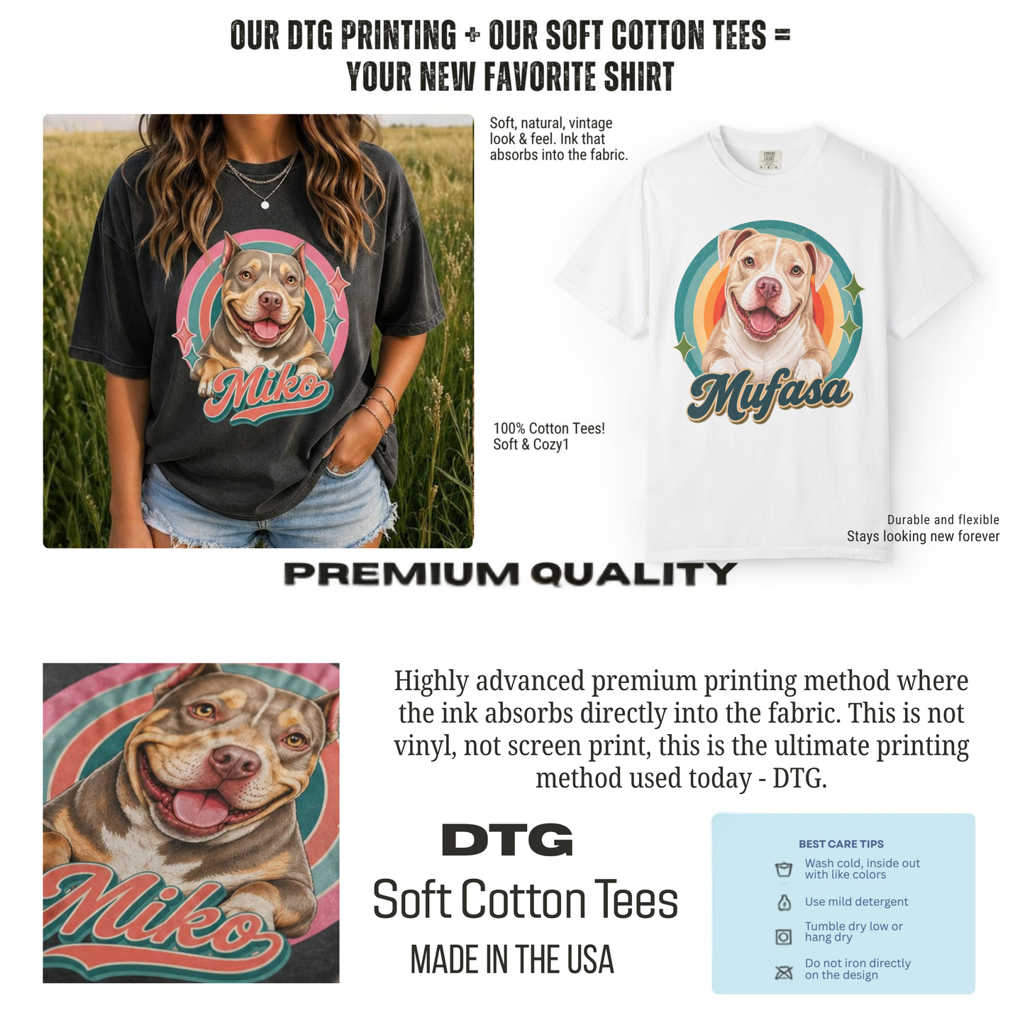 Custom Dog Shirt, Personalized Pet Shirt, Custom Dog Portrait Tee, Pet Face Shirt, Dog Mom Gift, Pitbull Shirt, Comfort Colors Shirt, Gift for Dog Lover