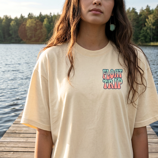 Float Trip Shirt, Groovy Style Outdoor Adventure Tee, Summer Shirt, River Crew Unisex Tee