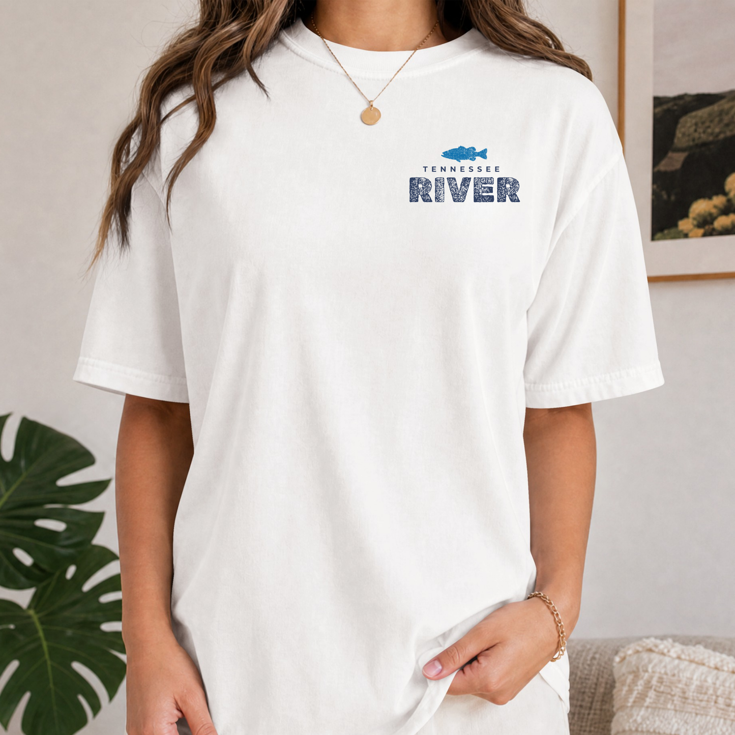 River Fishing T-Shirt — Tennessee River Graphic Tee