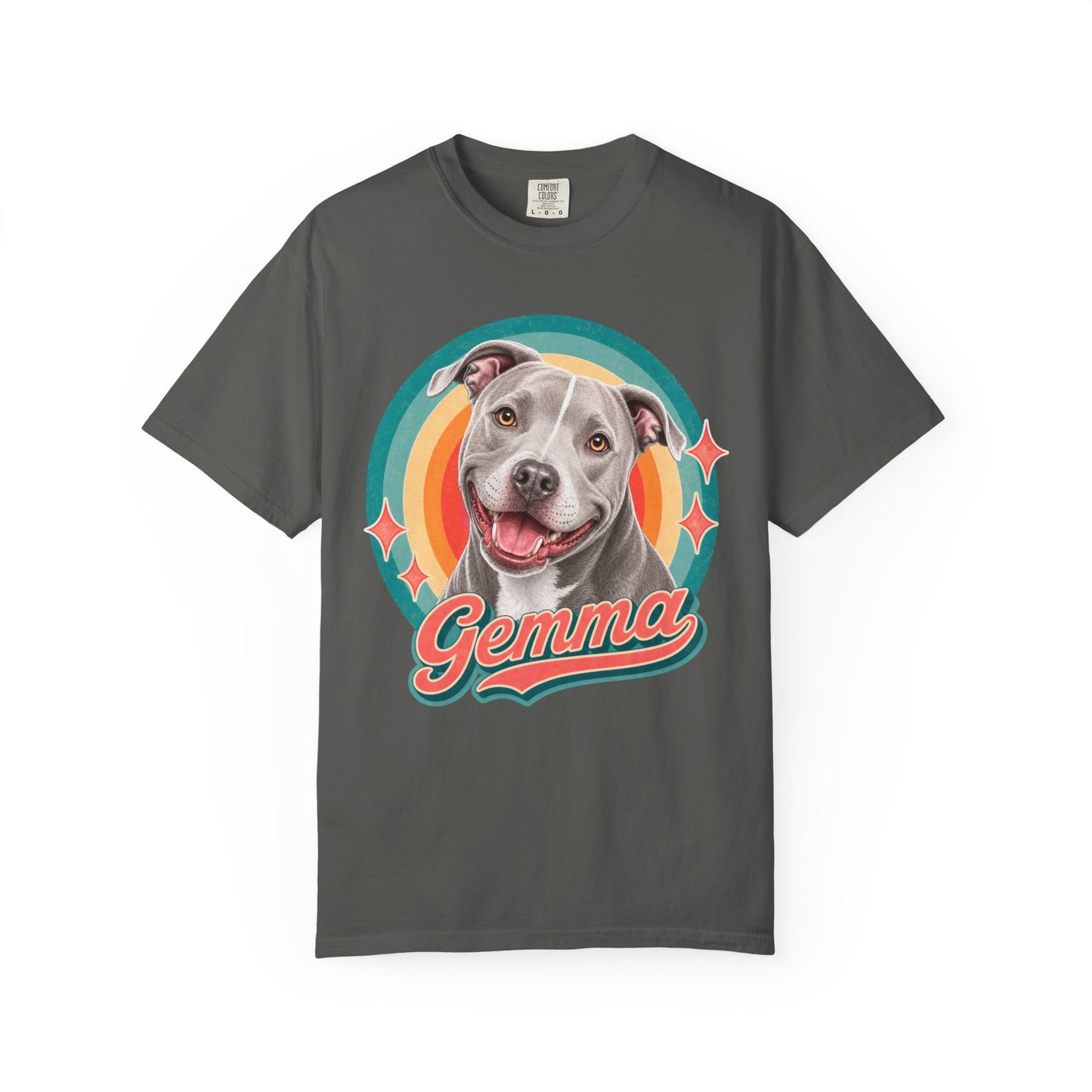 Custom Dog Shirt, Personalized Pet Shirt, Custom Dog Portrait Tee, Pet Face Shirt, Dog Mom Gift, Pitbull Shirt, Comfort Colors Shirt, Gift for Dog Lover