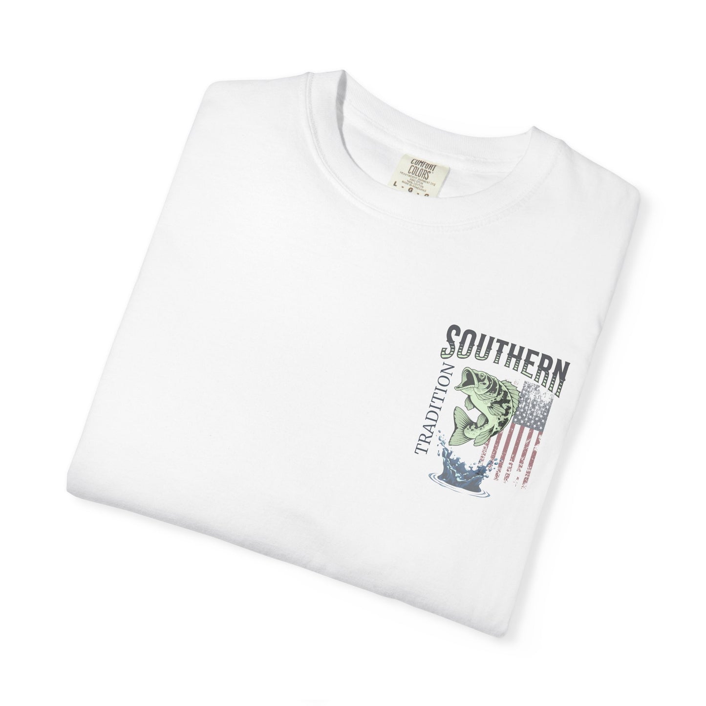 Southern Tradition Fishing Shirt, Fathers Day Gift, US Flag, Bass Fish