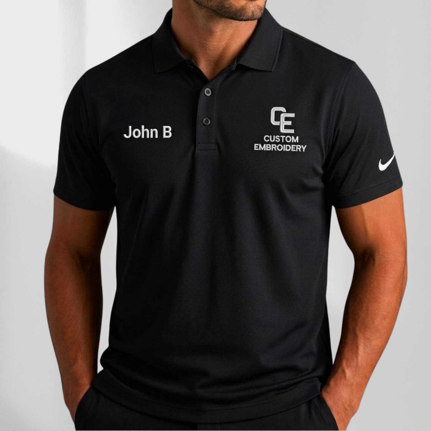 Polo Shirt With Embroidery | Nike Embroidery Polo | Port Authority Polo | Customize it With Your Logo & Your Name