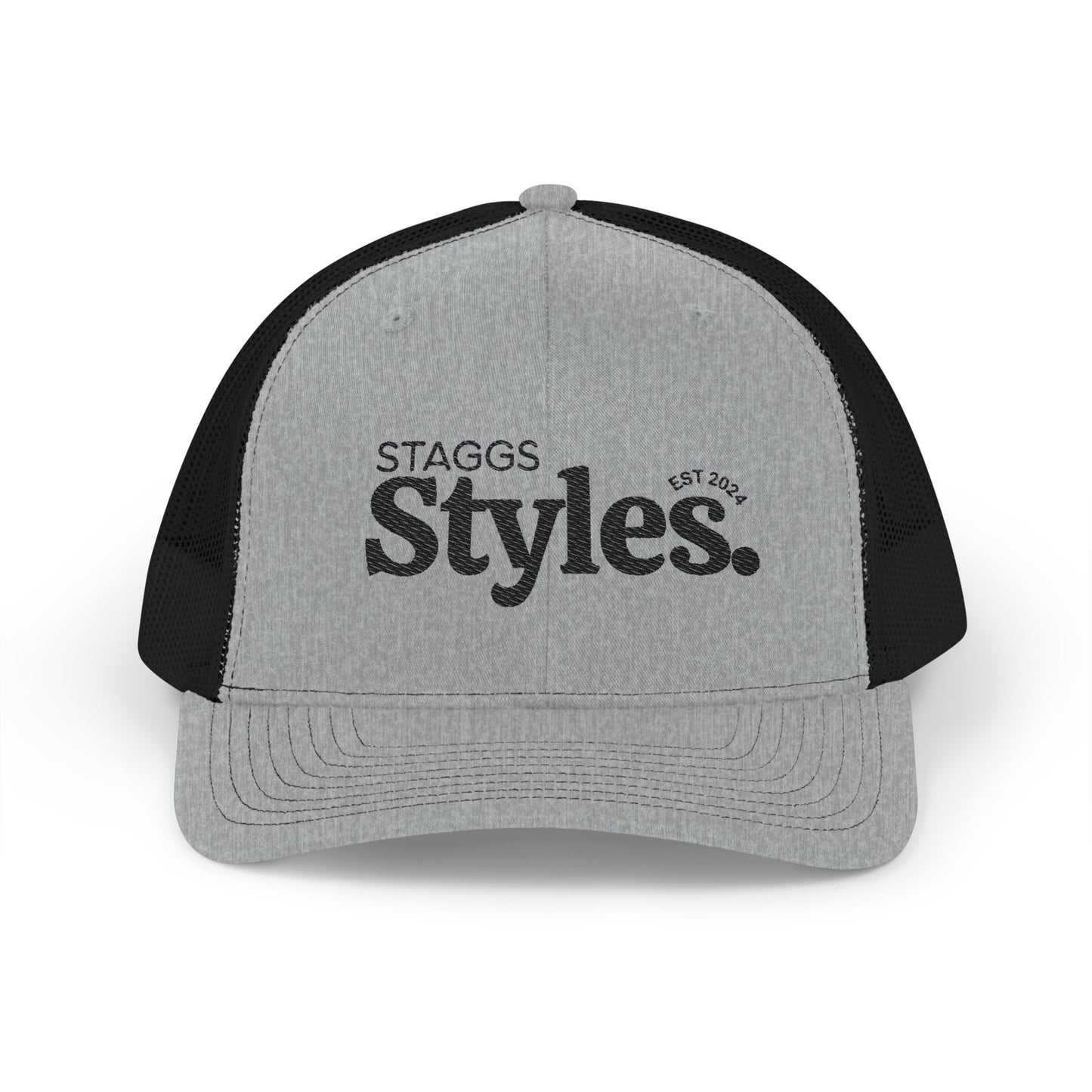 Embroidered Trucker Cap - Staggs Styles Custom Design, Dad Gift, Fathers Day Gift