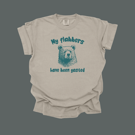 My Flabbers have been Gasted Shirt, Retro, Funny, Trend, Vintage, Green, (17)