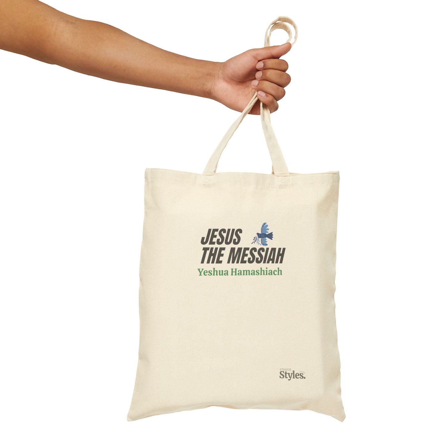 Christian Inspirational Custom Cotton Canvas Tote Bag, Eco-Friendly Shopping Bag, Religious Gift, Scripture Tote, Everyday Carryall