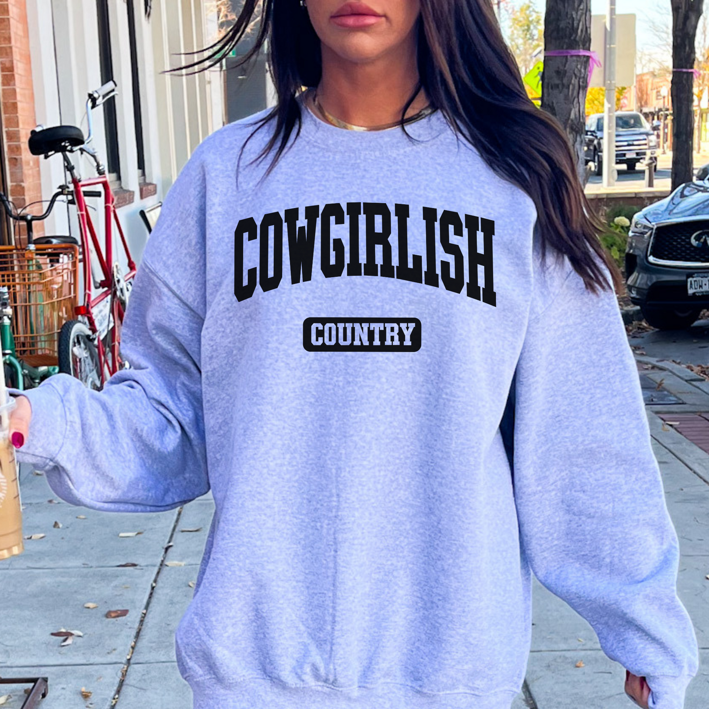 Cowgirlish Sweatshirt, Soft, Trendy, Comfy, Cute, Cozy, (27)